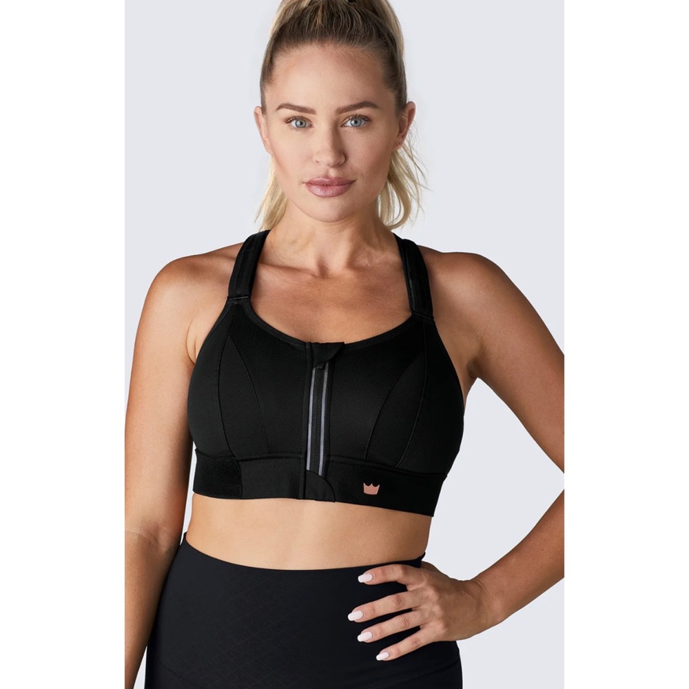 SHEFIT Black Adjustable Sports Bra